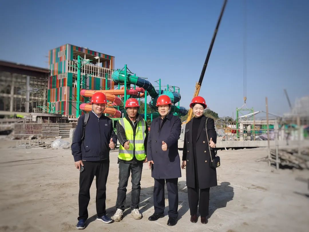 快讯 | leyu乐鱼游乐董事长一行视察南北湖开元森泊水乐园项目进展情况